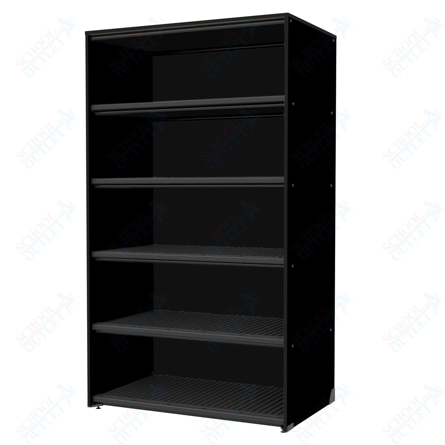 Marco Band - Stor Collection Storage Cabinet Holds 45 hats with 5 Shelves 48"W x 84"H x 29.25"D (BS209) - SchoolOutlet