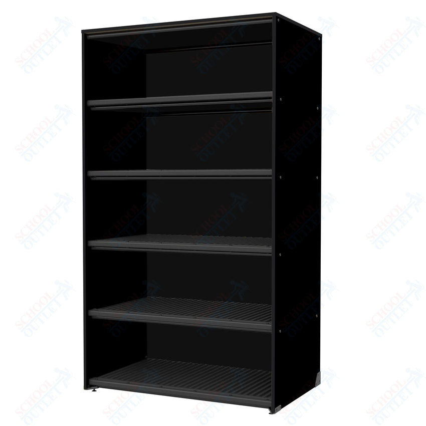 Marco Band - Stor Collection Storage Cabinet Holds 45 hats with 5 Shelves 48"W x 84"H x 29.25"D (BS209) - SchoolOutlet