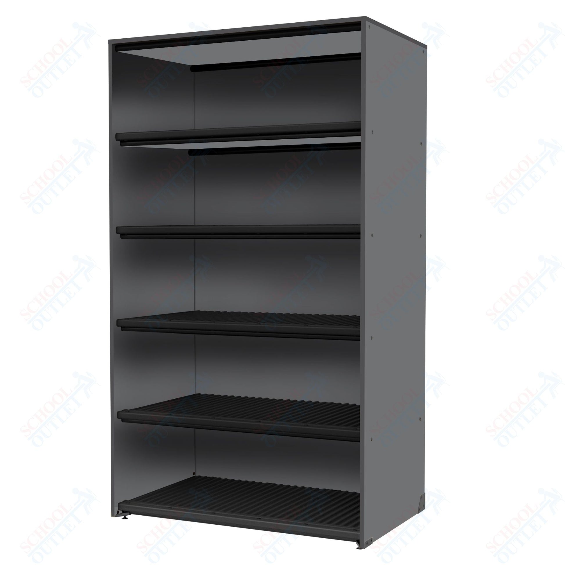 Marco Band - Stor Collection Storage Cabinet Holds 45 hats with 5 Shelves 48"W x 84"H x 29.25"D (BS209) - SchoolOutlet