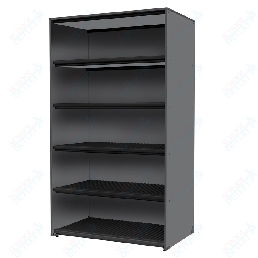 Marco Band - Stor Collection Storage Cabinet Holds 45 hats with 5 Shelves 48"W x 84"H x 29.25"D (BS209) - SchoolOutlet