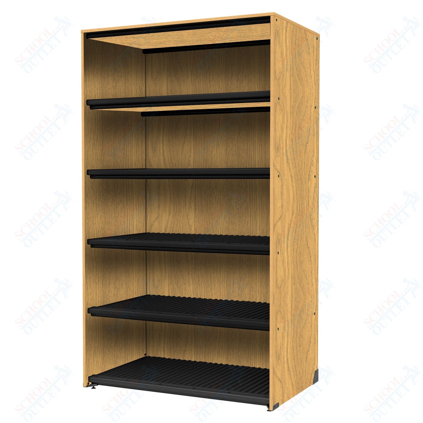 Marco Band - Stor Collection Storage Cabinet Holds 45 hats with 5 Shelves 48"W x 84"H x 29.25"D (BS209) - SchoolOutlet