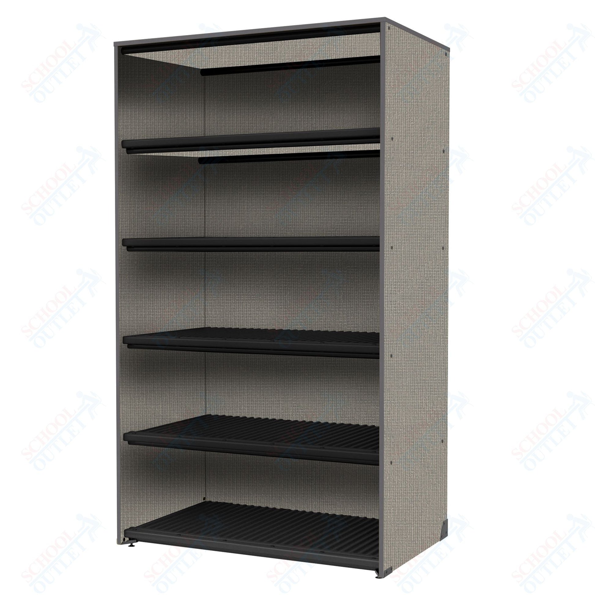Marco Band - Stor Collection Storage Cabinet Holds 45 hats with 5 Shelves 48"W x 84"H x 29.25"D (BS209) - SchoolOutlet