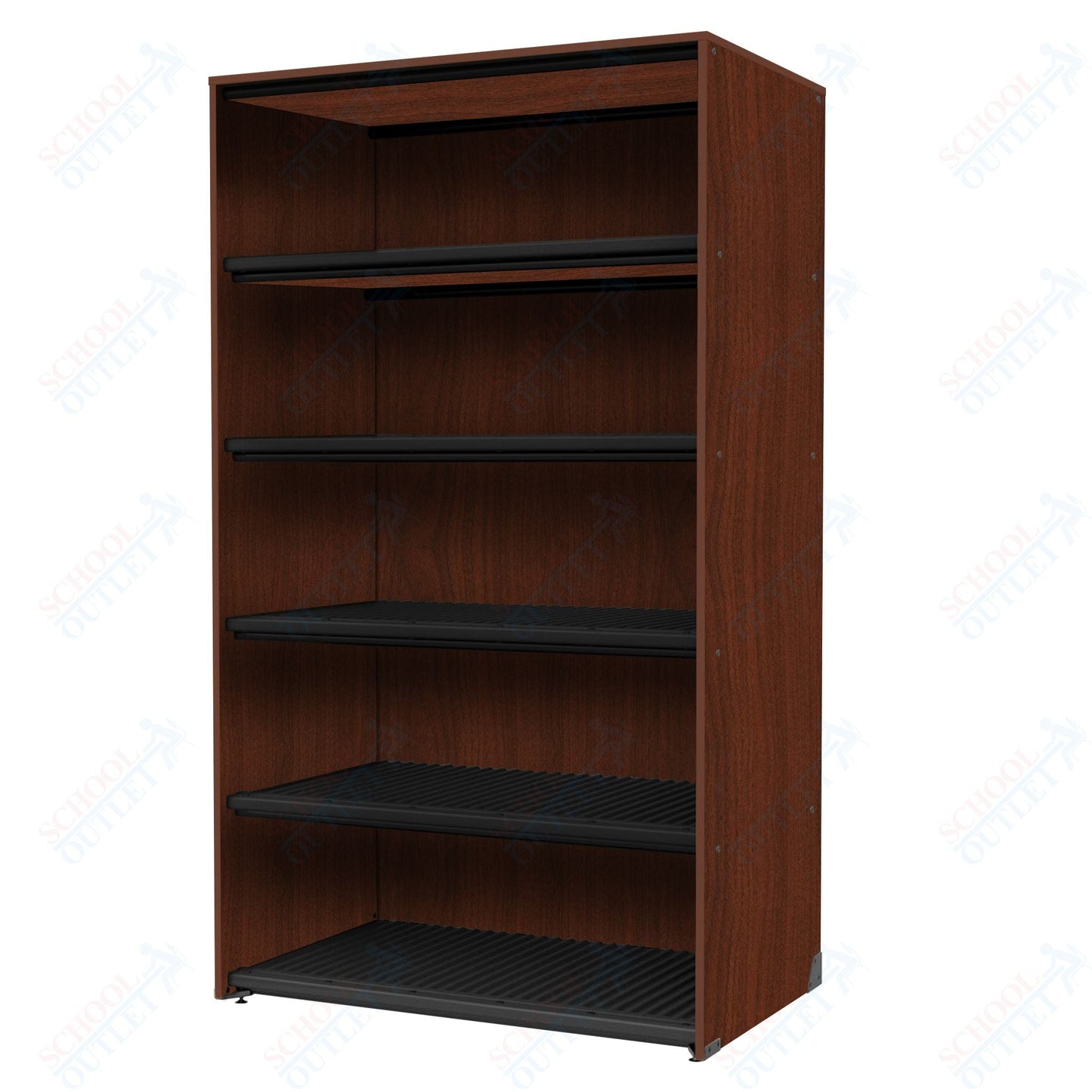 Marco Band - Stor Collection Storage Cabinet Holds 45 hats with 5 Shelves 48"W x 84"H x 29.25"D (BS209) - SchoolOutlet