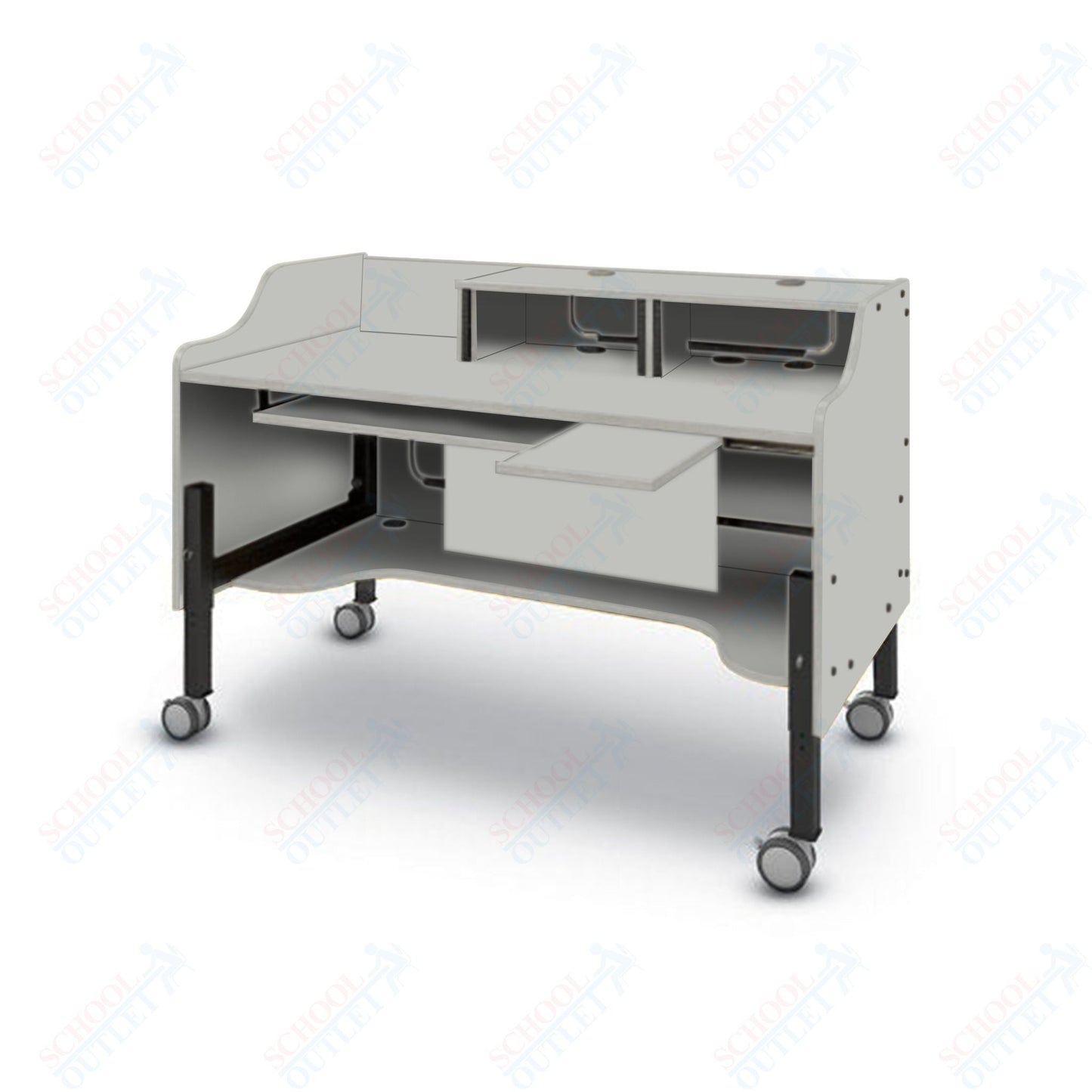 Marco Band - Stor Mobile Band - Stor Mobile Music Lab Workstations - 45"H x 61.5"W x 32"D (BS302 - 0) - SchoolOutlet