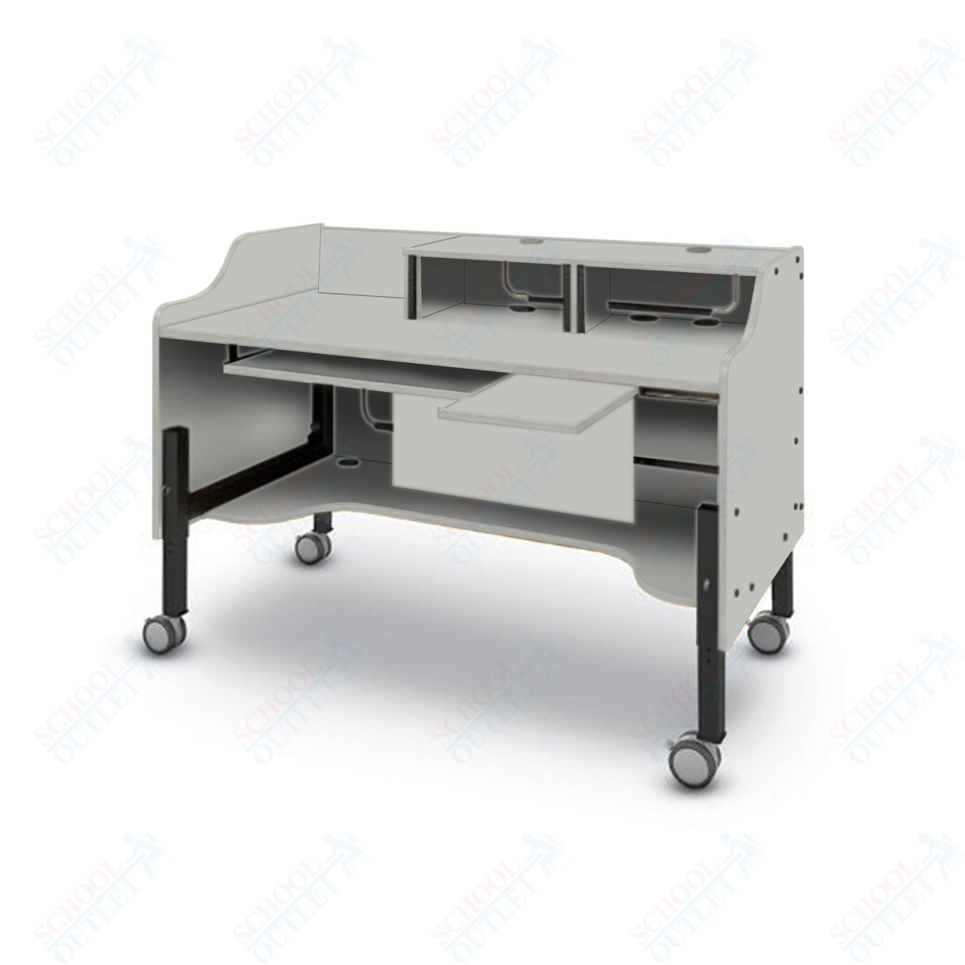Marco Band - Stor Mobile Band - Stor Mobile Music Lab Workstations - 45"H x 61.5"W x 32"D (BS302 - 0) - SchoolOutlet