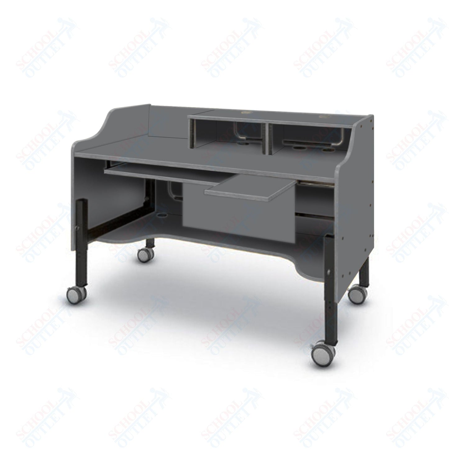 Marco Band - Stor Mobile Band - Stor Mobile Music Lab Workstations - 45"H x 61.5"W x 32"D (BS302 - 0) - SchoolOutlet