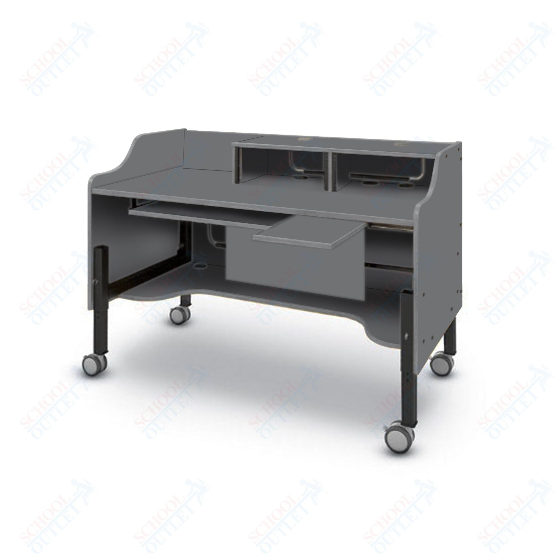 Marco Band - Stor Mobile Band - Stor Mobile Music Lab Workstations - 45"H x 61.5"W x 32"D (BS302 - 0) - SchoolOutlet