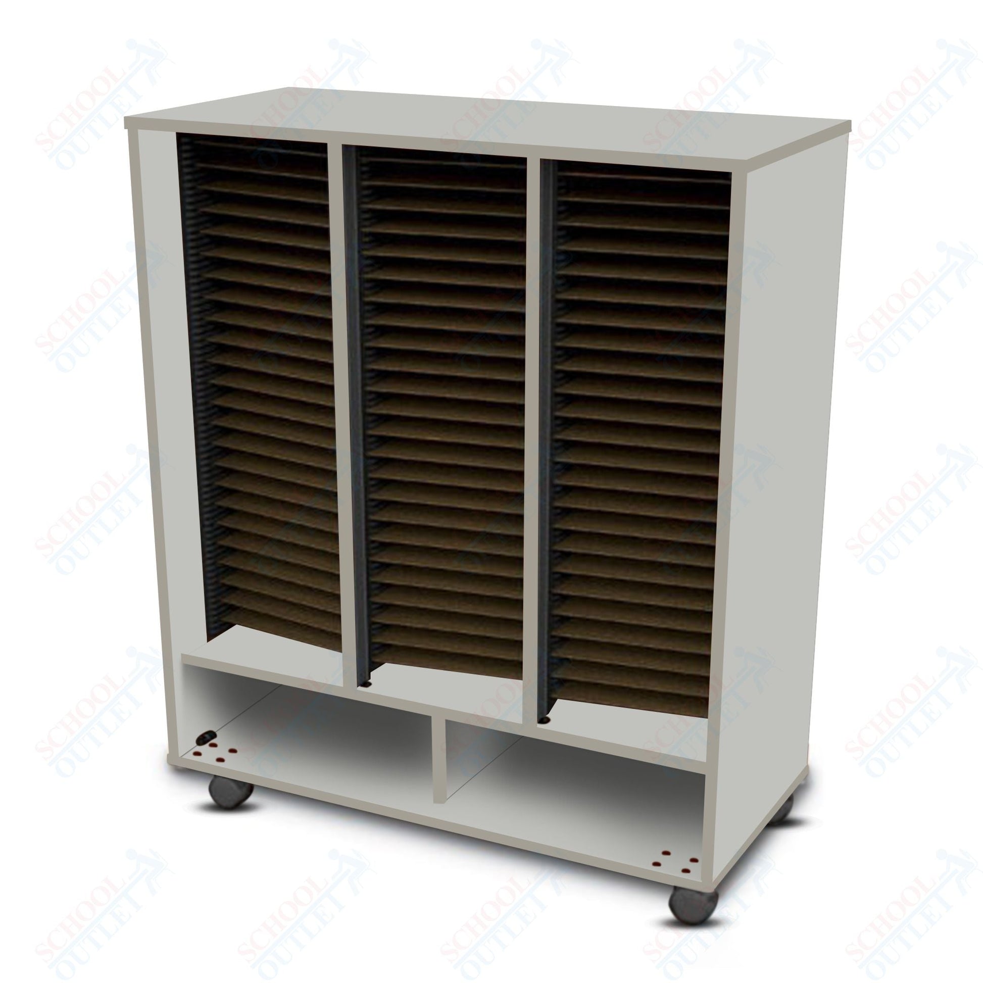 Marco Band - Stor Mobile Folio Cabinet with 3 Compartment, Band (BS403) - SchoolOutlet