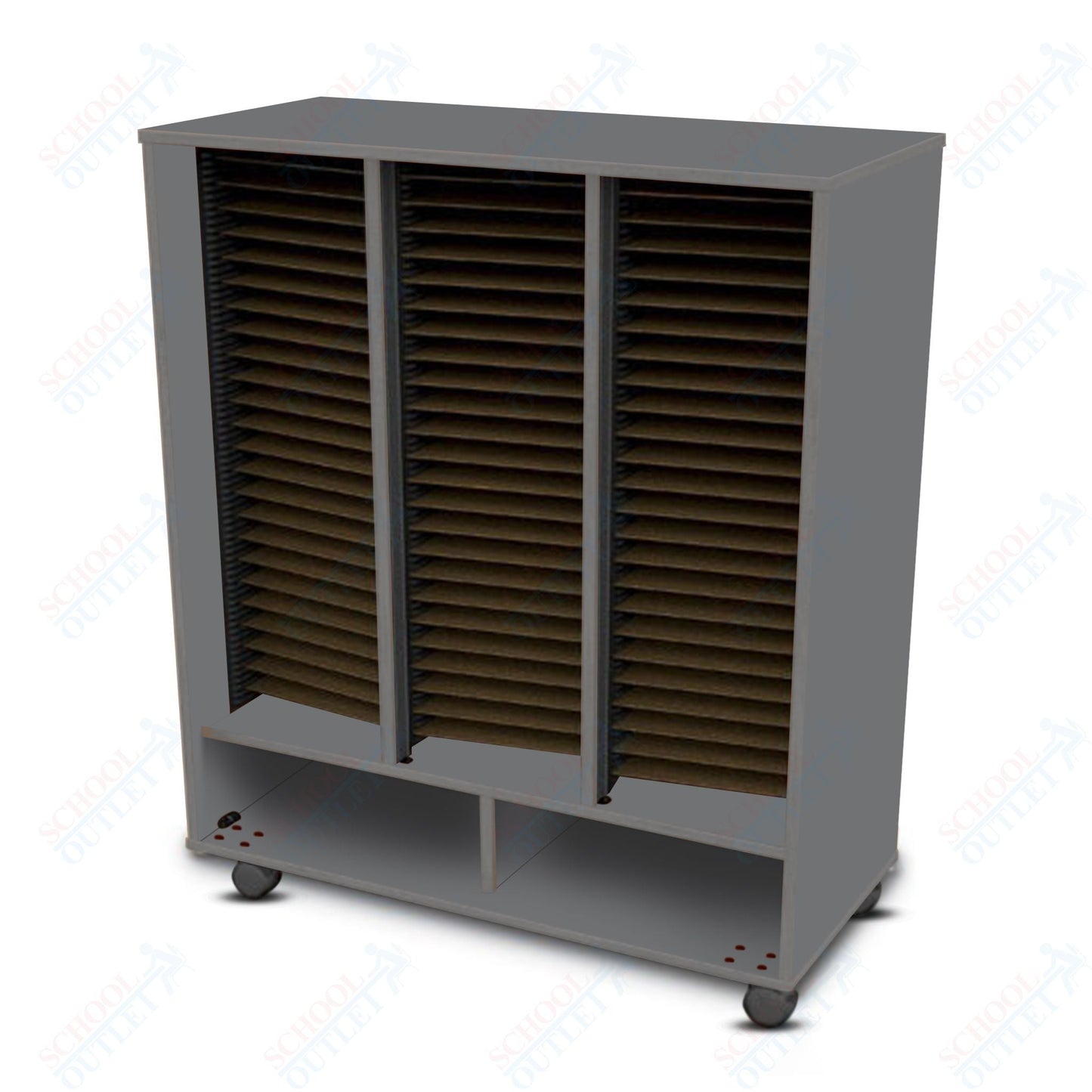 Marco Band - Stor Mobile Folio Cabinet with 3 Compartment, Band (BS403) - SchoolOutlet