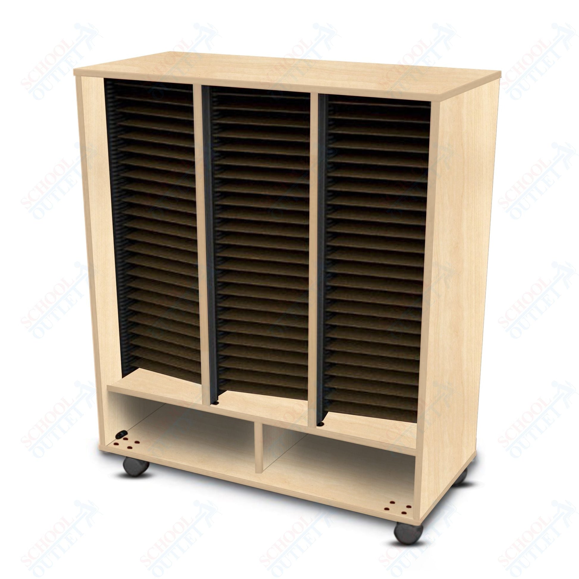Marco Band - Stor Mobile Folio Cabinet with 3 Compartment, Band (BS403) - SchoolOutlet