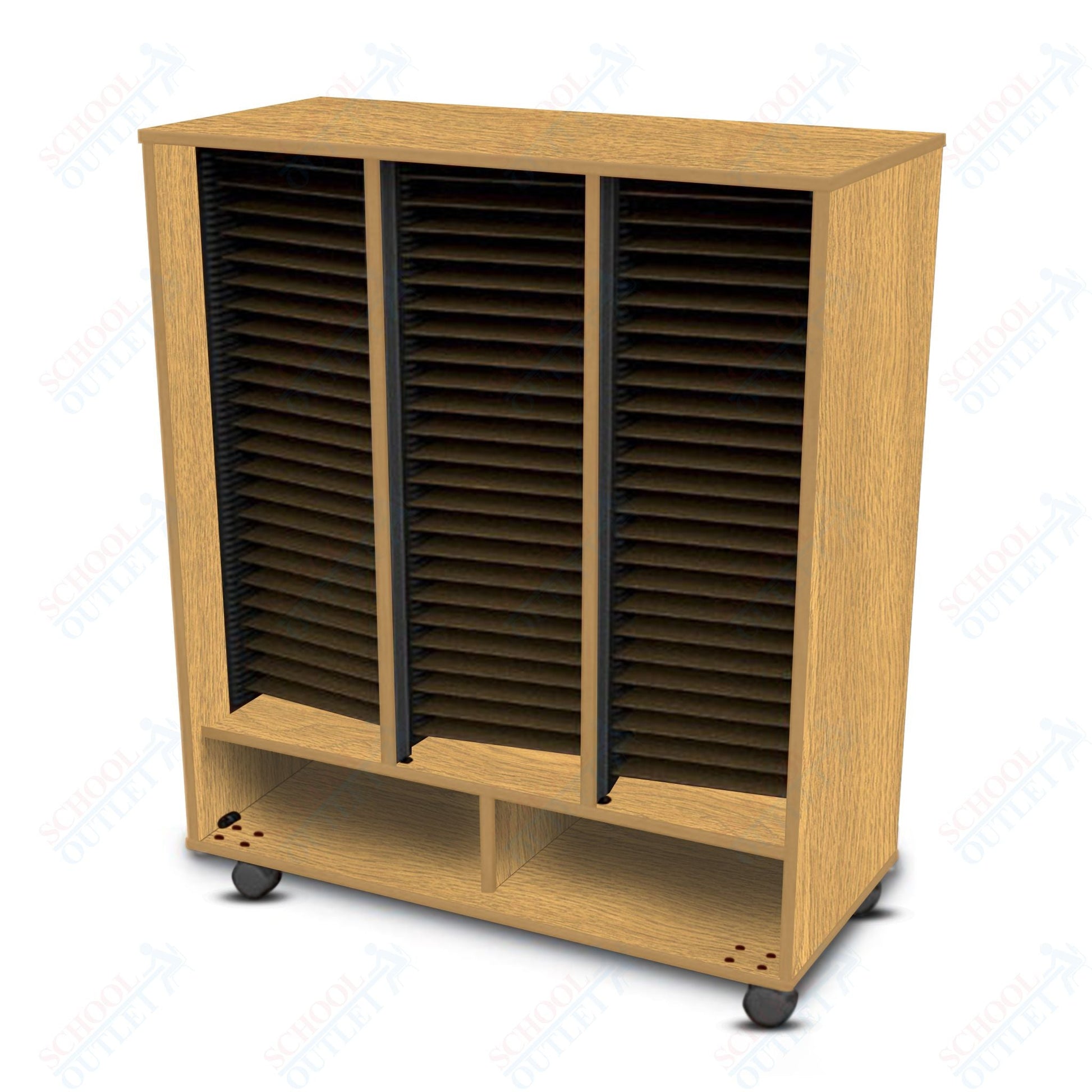 Marco Band - Stor Mobile Folio Cabinet with 3 Compartment, Band (BS403) - SchoolOutlet
