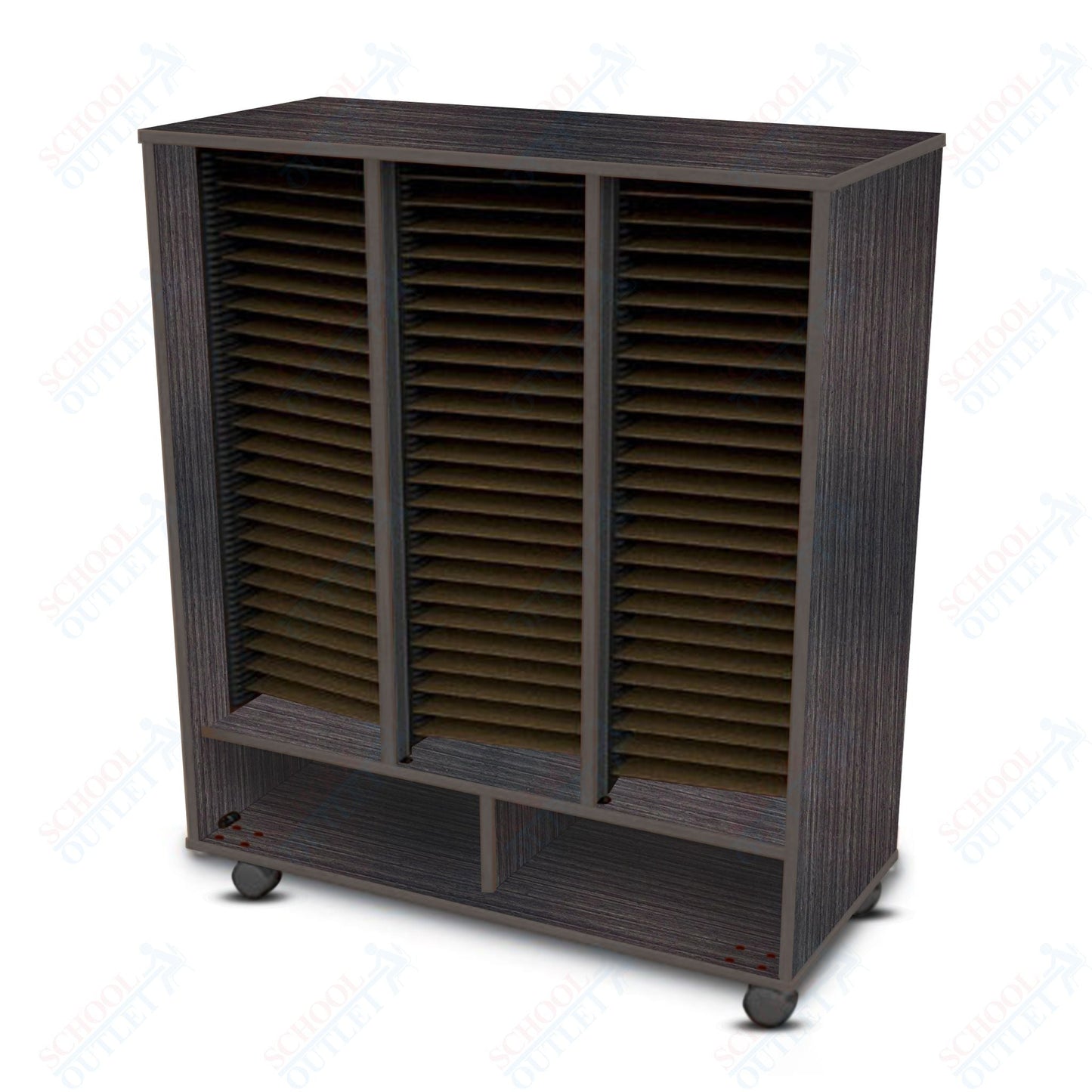 Marco Band - Stor Mobile Folio Cabinet with 3 Compartment, Band (BS403) - SchoolOutlet