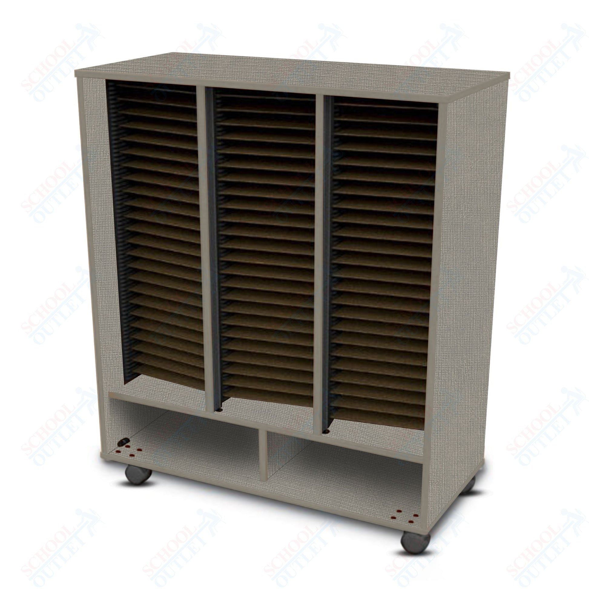 Marco Band - Stor Mobile Folio Cabinet with 3 Compartment, Band (BS403) - SchoolOutlet