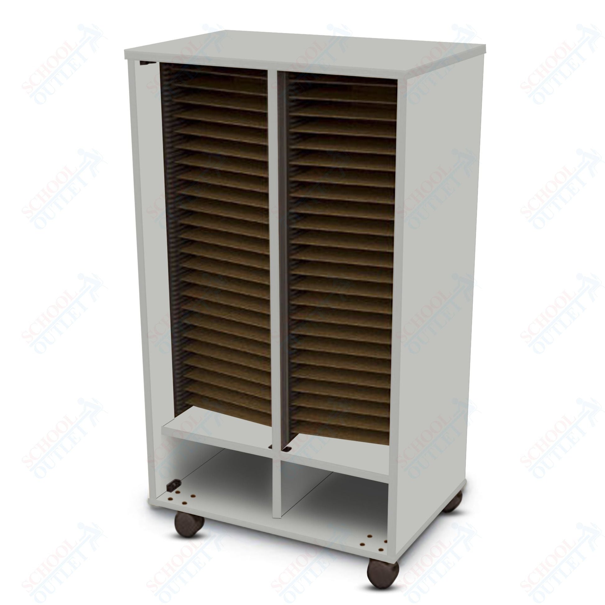 Marco Band - Stor Mobile Folio Cabinet with 3 Compartment, Choral (BS405) - SchoolOutlet