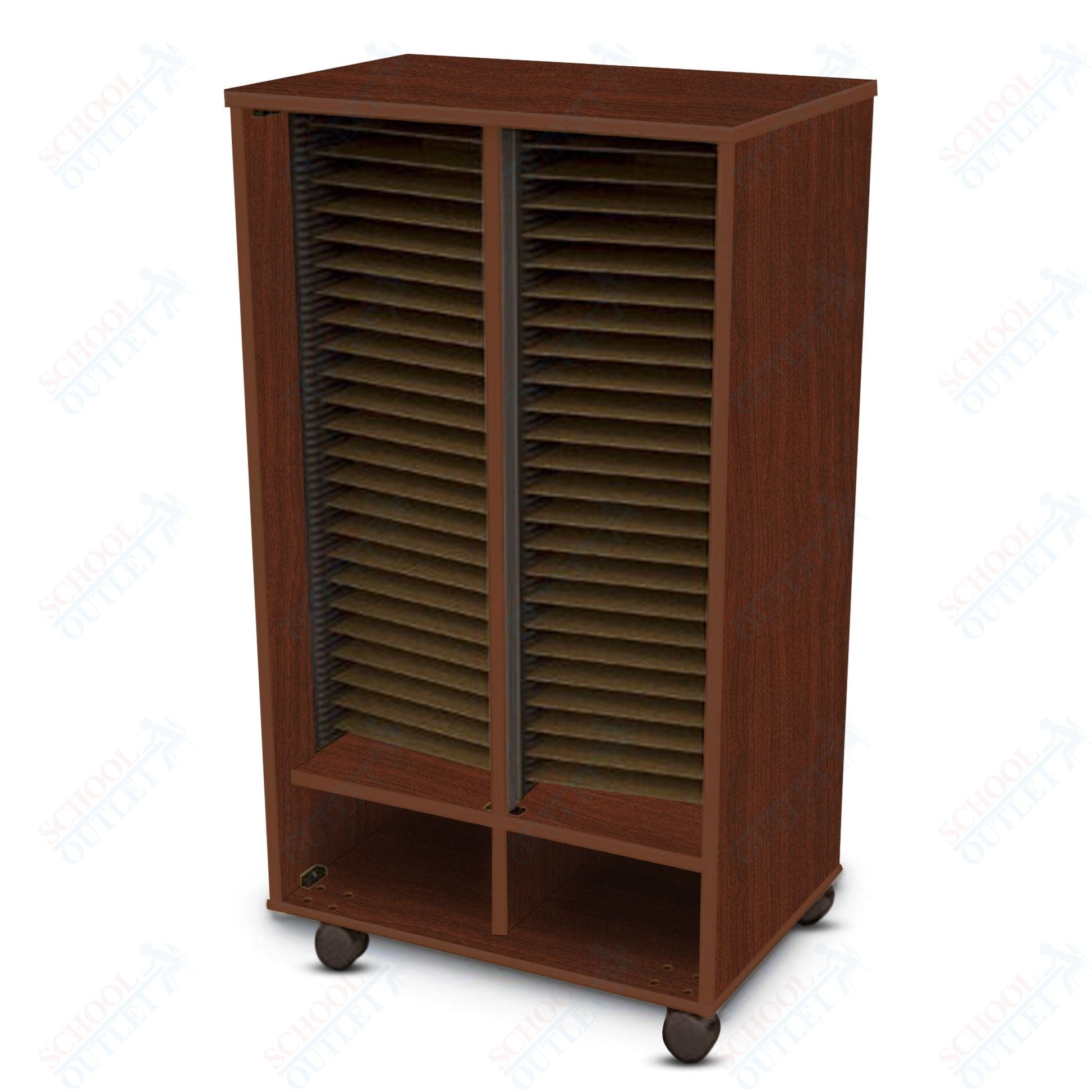 Marco Band - Stor Mobile Folio Cabinet with 3 Compartment, Choral (BS405) - SchoolOutlet