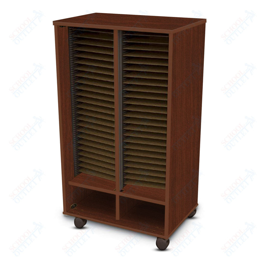 Marco Band - Stor Mobile Folio Cabinet with 3 Compartment, Choral (BS405) - SchoolOutlet