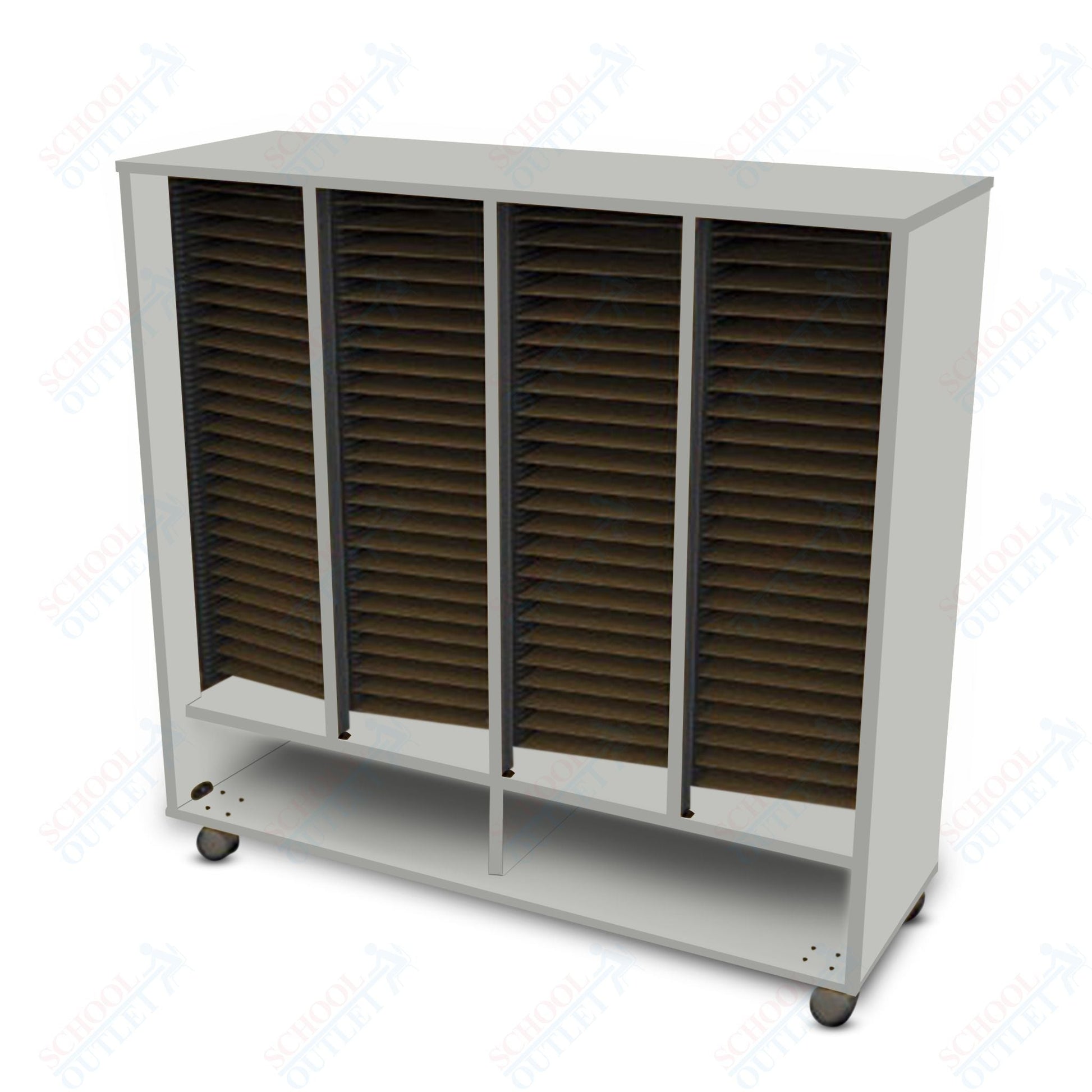 Marco Band - Stor Mobile Folio Cabinet with 4 Compartment, Choral (BS406) - SchoolOutlet