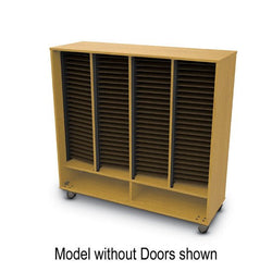 Marco Band-Stor Mobile Folio Cabinet with 4 Compartment, Choral (BS406)