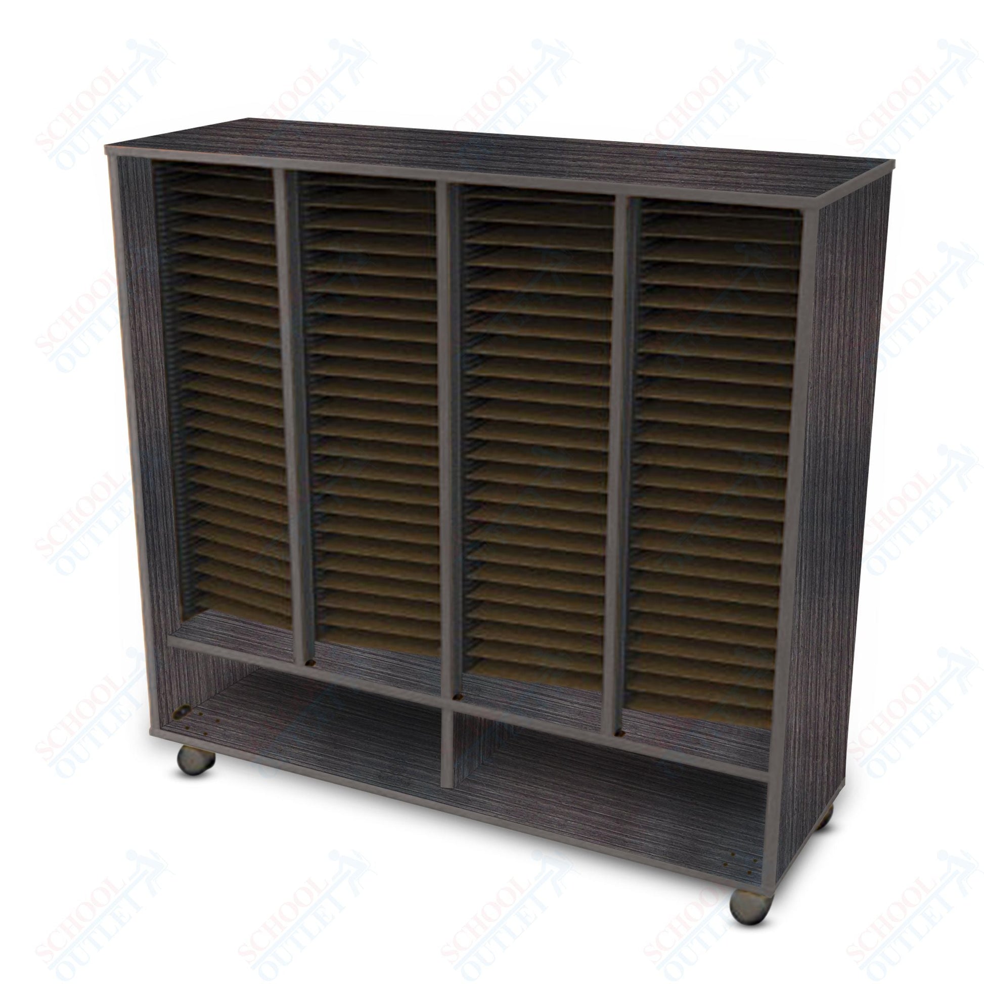 Marco Band - Stor Mobile Folio Cabinet with 4 Compartment, Choral (BS406) - SchoolOutlet