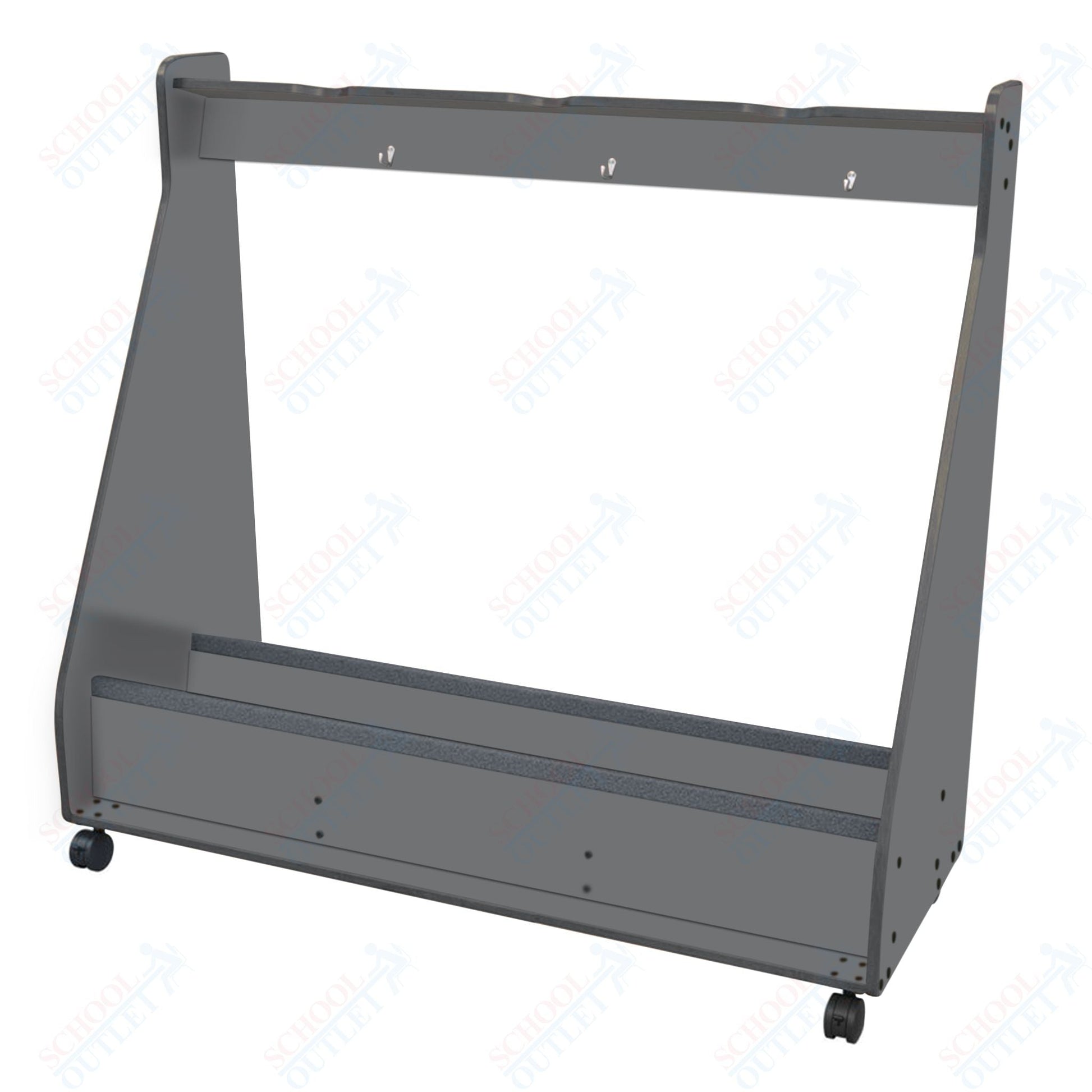 Marco Band - Stor Mobile String Bass Rack, 3 Units - 62"H x 69.5"W x 24.25"D (BS501 - 0) - SchoolOutlet