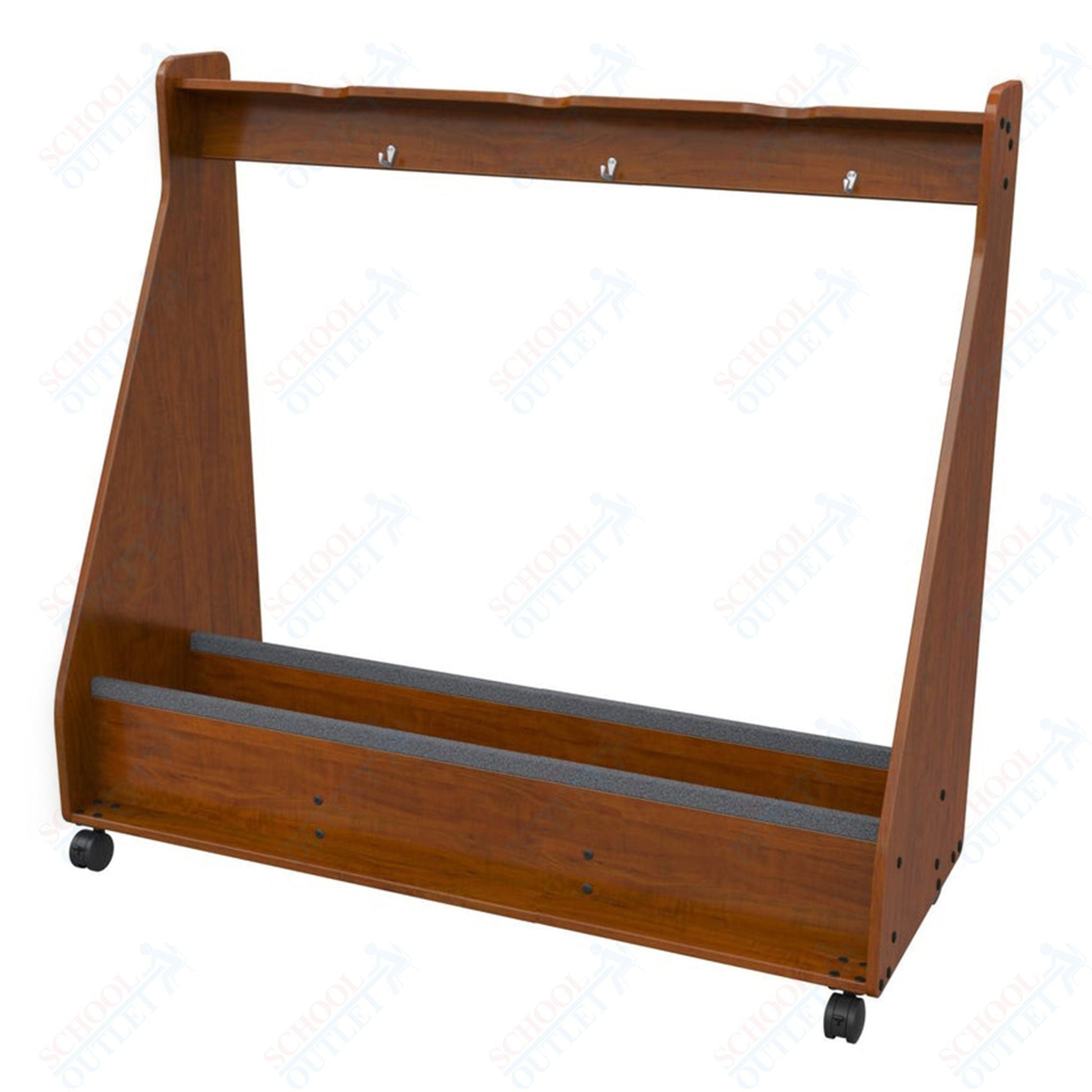 Marco Band - Stor Mobile String Bass Rack, 3 Units - 62"H x 69.5"W x 24.25"D (BS501 - 0) - SchoolOutlet