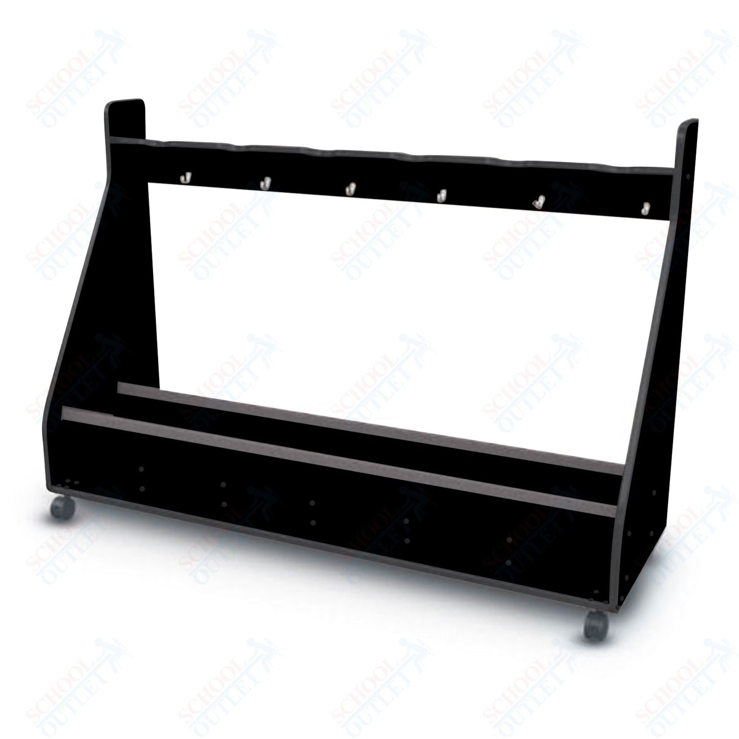 Marco Band - Stor Mobile Cello Rack, 6 Units - 51"H x 73.25"W x 24.25"D (BS504 - 0) - SchoolOutlet