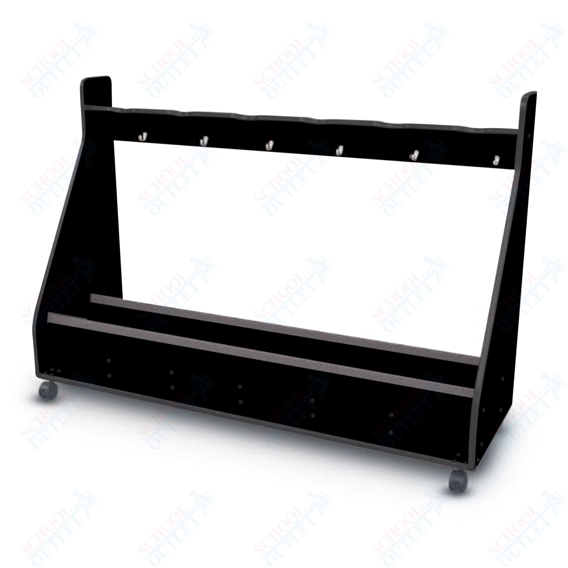 Marco Band - Stor Mobile Cello Rack, 6 Units - 51"H x 73.25"W x 24.25"D (BS504 - 0) - SchoolOutlet