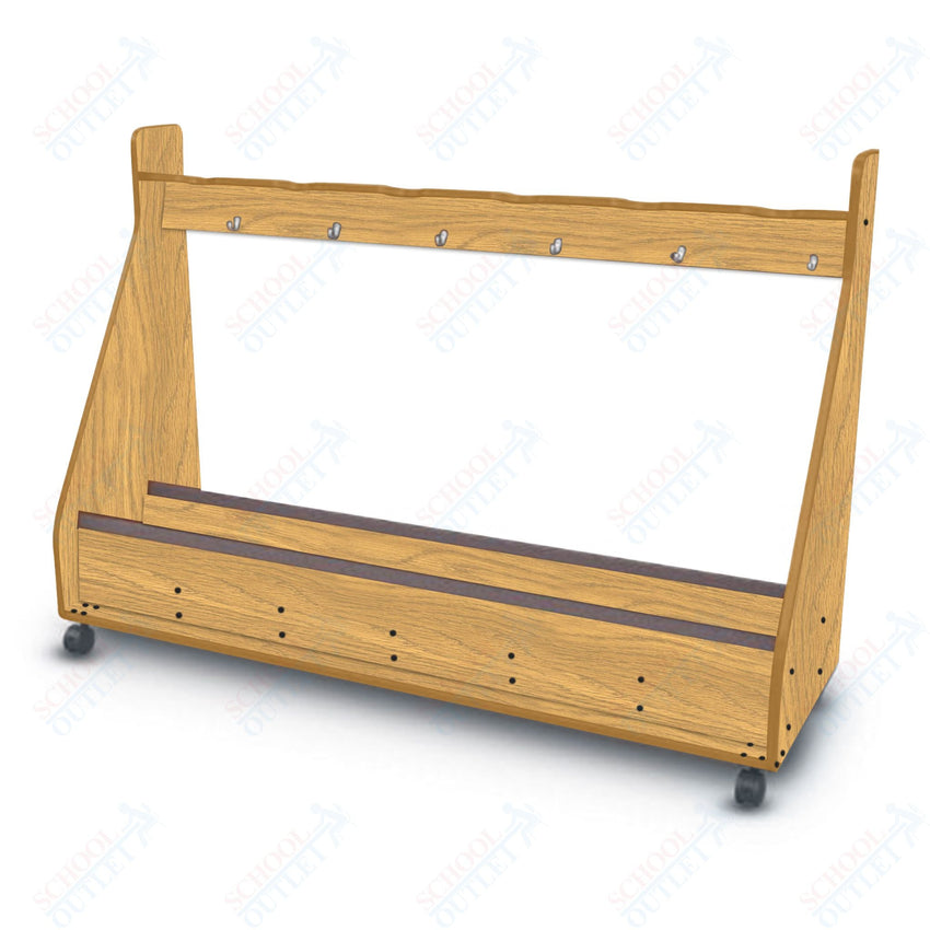 Marco Band - Stor Mobile Cello Rack, 6 Units - 51"H x 73.25"W x 24.25"D (BS504 - 0) - SchoolOutlet