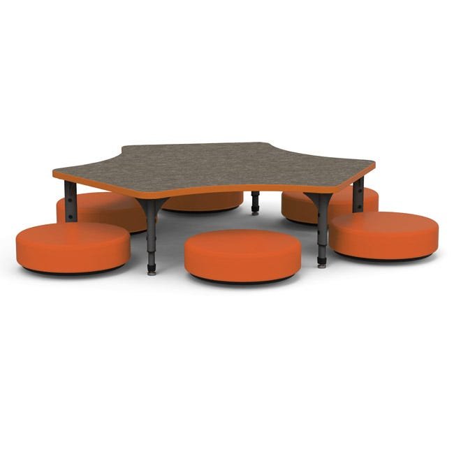 Marco Sonik Soft Seating Floor Rocker 18" Diameter 6" Seat Height (LF1512 - G1) - SchoolOutlet