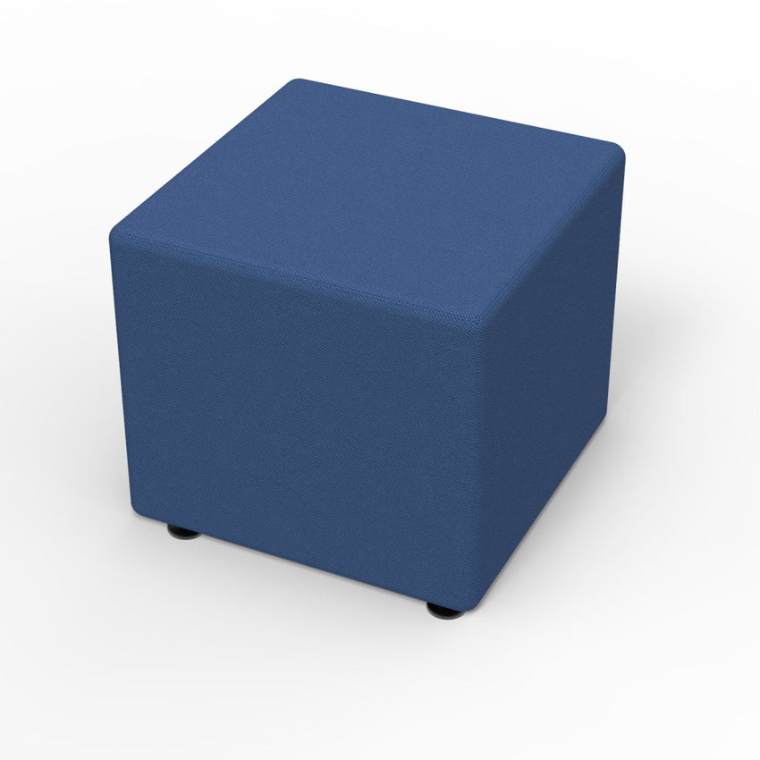 Marco Sonik Ottoman Soft Seating Square Flat Base Stool 18" Seat Height (LF1521 - G1) - SchoolOutlet
