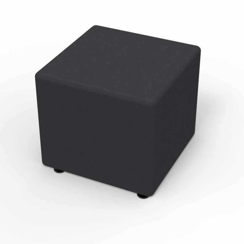 Marco Sonik Ottoman Soft Seating Square Flat Base Stool 18" Seat Height (LF1521 - G1) - SchoolOutlet