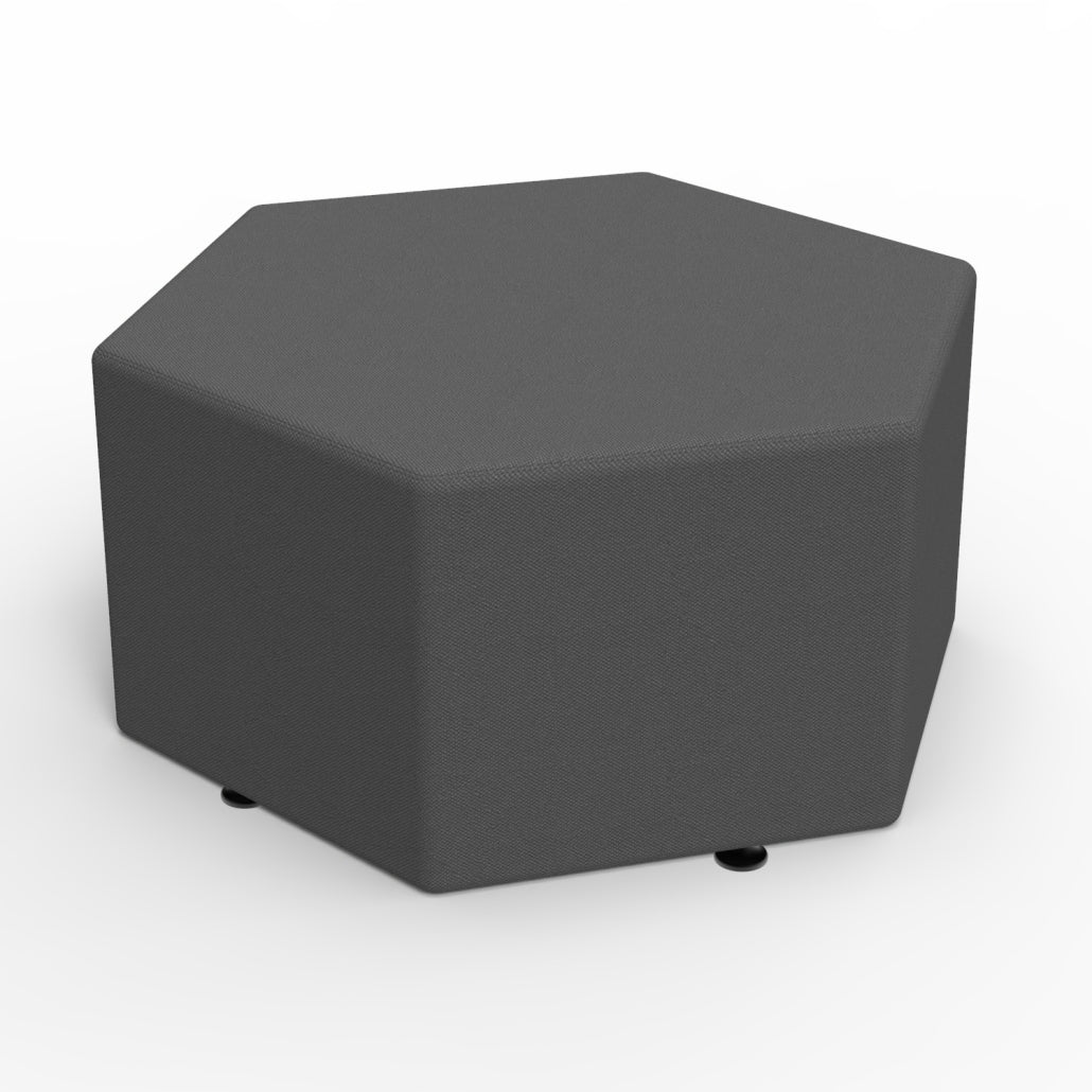Marco Sonik Soft Seating Hexagon Bench 18" Seat Height (LF1531 - G1) - SchoolOutlet