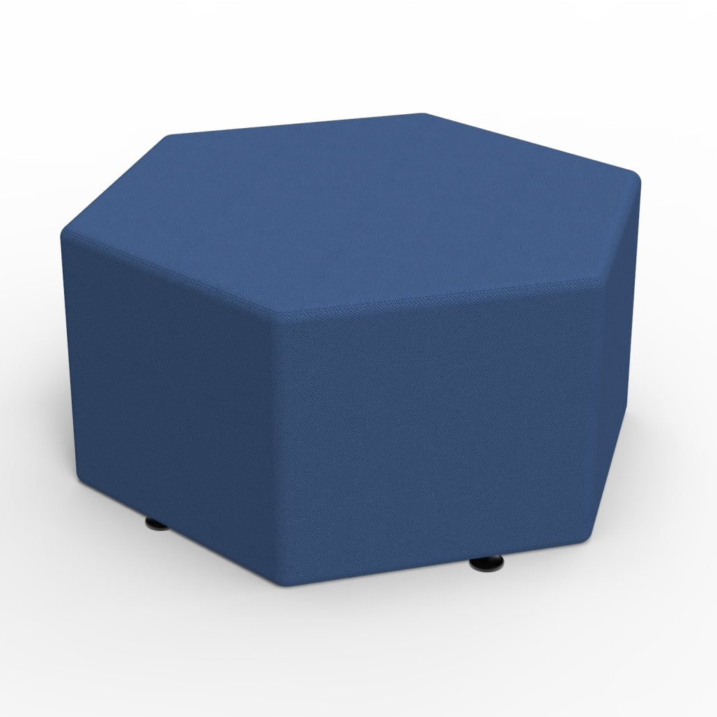 Marco Sonik Soft Seating Hexagon Bench 18" Seat Height (LF1531 - G1) - SchoolOutlet