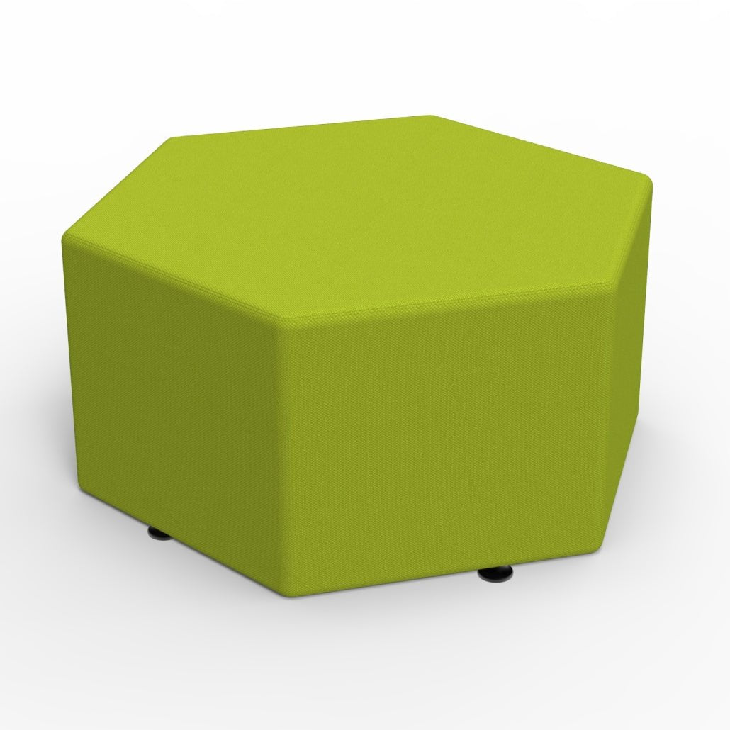 Marco Sonik Soft Seating Hexagon Bench 18" Seat Height (LF1531 - G1) - SchoolOutlet