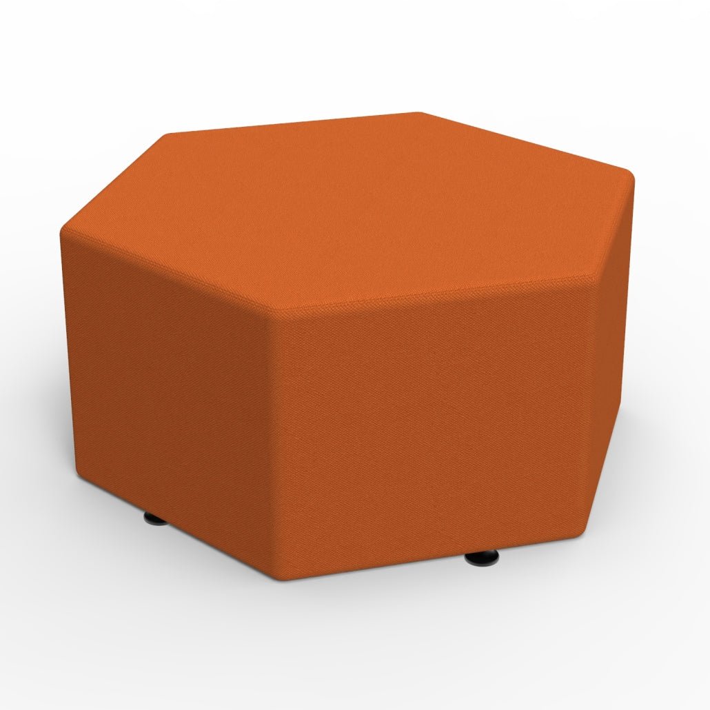 Marco Sonik Soft Seating Hexagon Bench 18" Seat Height (LF1531 - G1) - SchoolOutlet