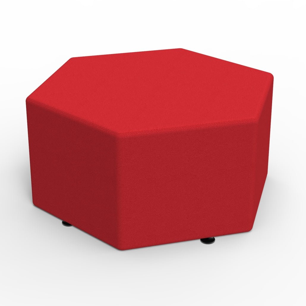 Marco Sonik Soft Seating Hexagon Bench 18" Seat Height (LF1531 - G1) - SchoolOutlet