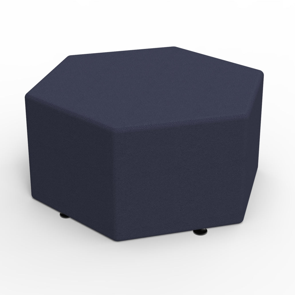 Marco Sonik Soft Seating Hexagon Bench 18" Seat Height (LF1531 - G1) - SchoolOutlet