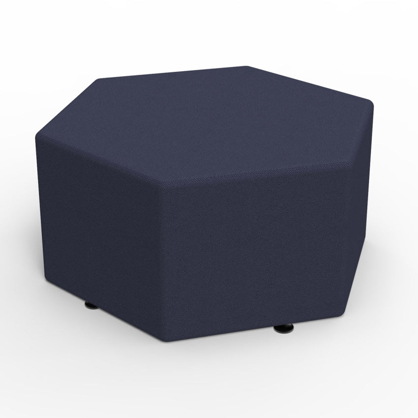 Marco Sonik Soft Seating Hexagon Bench 18" Seat Height (LF1531 - G1) - SchoolOutlet