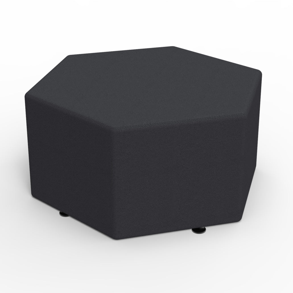 Marco Sonik Soft Seating Hexagon Bench 18" Seat Height (LF1531 - G1) - SchoolOutlet