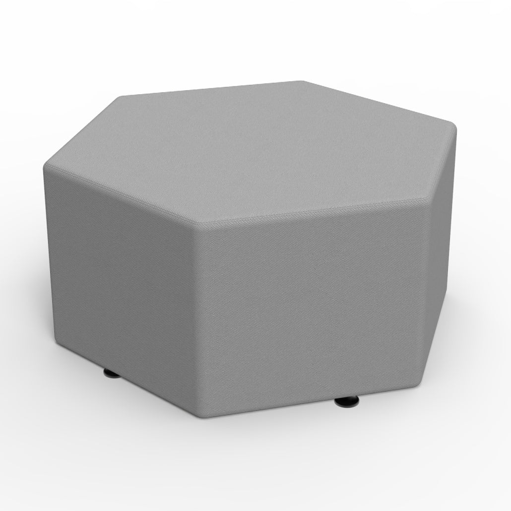 Marco Sonik Soft Seating Hexagon Bench 18" Seat Height (LF1531 - G1) - SchoolOutlet