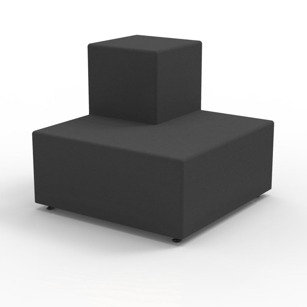 Marco Sonik 2 - Step Tiered Soft Seating Outside Corner 40" W x 34" H (LF1821 - G1) - SchoolOutlet