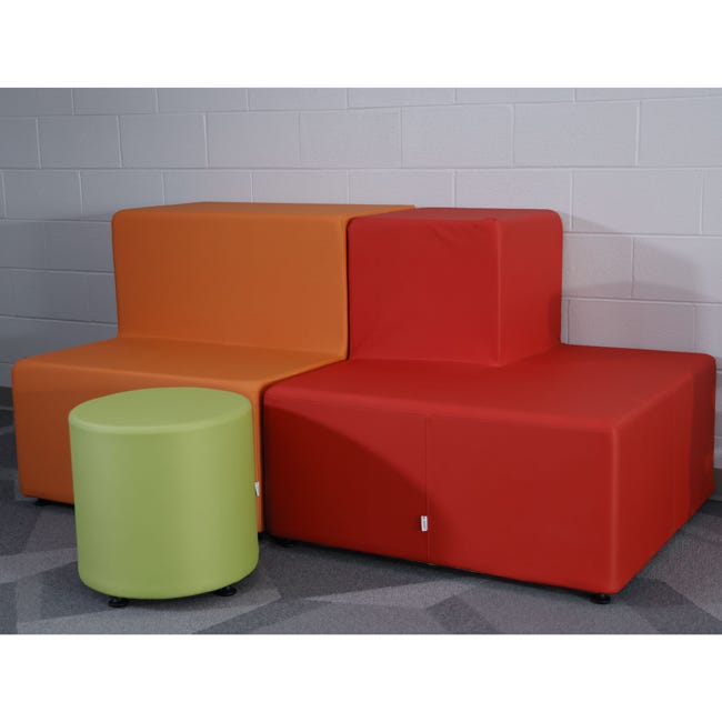 Marco Sonik 2 - Step Tiered Soft Seating Outside Corner 40" W x 34" H (LF1821 - G1) - SchoolOutlet
