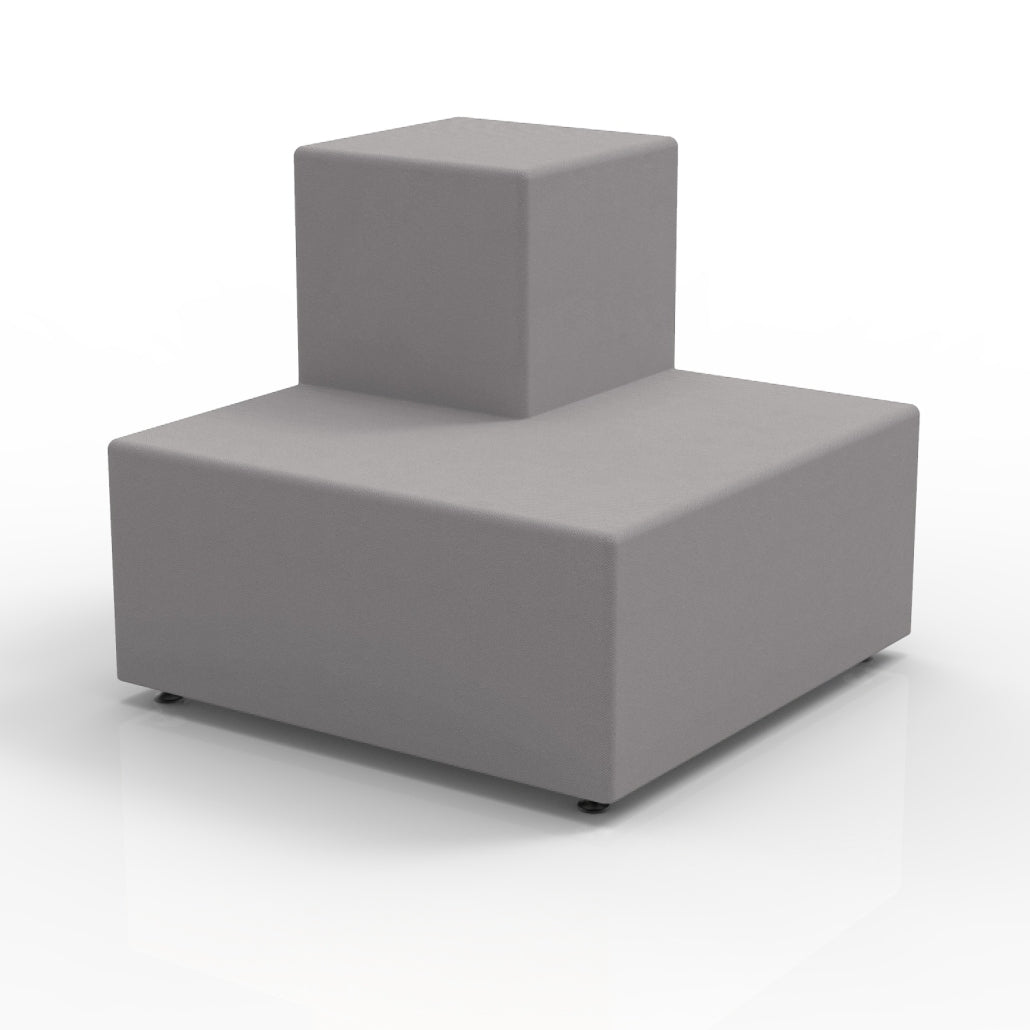 Marco Sonik 2 - Step Tiered Soft Seating Outside Corner 40" W x 34" H (LF1821 - G1) - SchoolOutlet