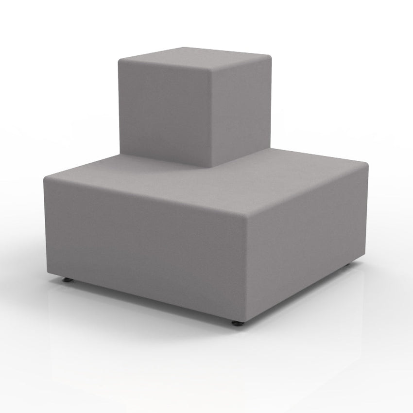 Marco Sonik 2 - Step Tiered Soft Seating Outside Corner 40" W x 34" H (LF1821 - G1) - SchoolOutlet