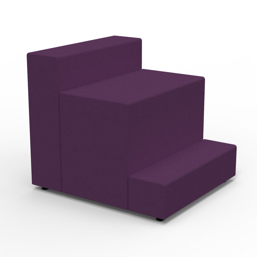 Marco Sonik 3 - Step Tiered Soft Seating 36" W x 34" H (LF1910 - G1) - SchoolOutlet