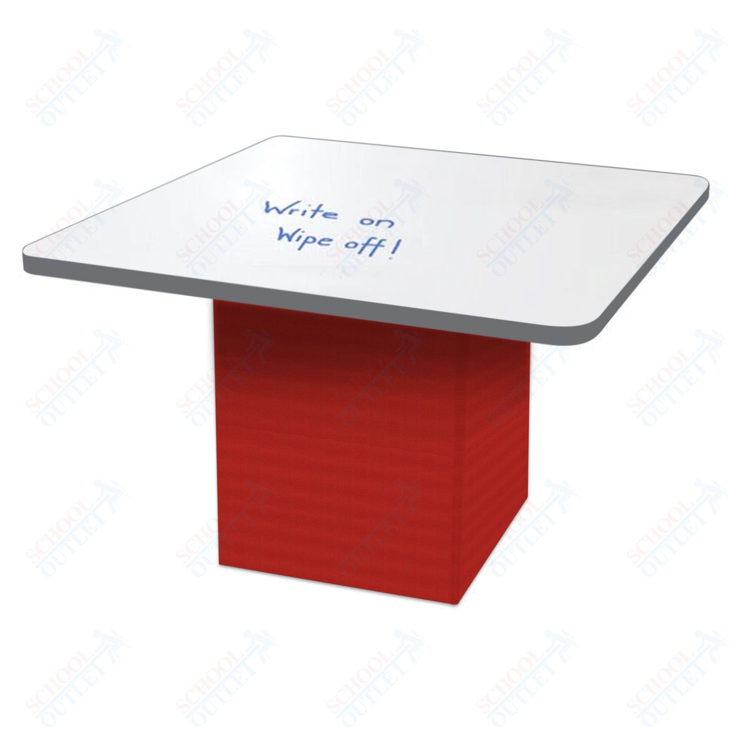 Marco Sonik Series Padded Base Square Dry Erase Table 26" height (LF2616 - G1 - DA) - SchoolOutlet