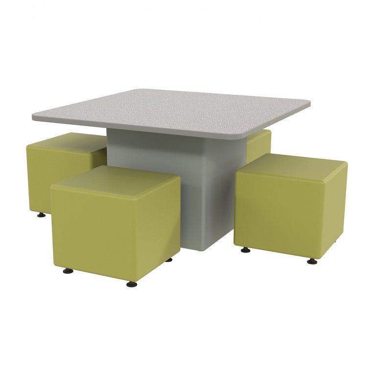Marco Sonik Series Padded Base Square Dry Erase Table 29" height (LF2616 - G1 - DB) - SchoolOutlet