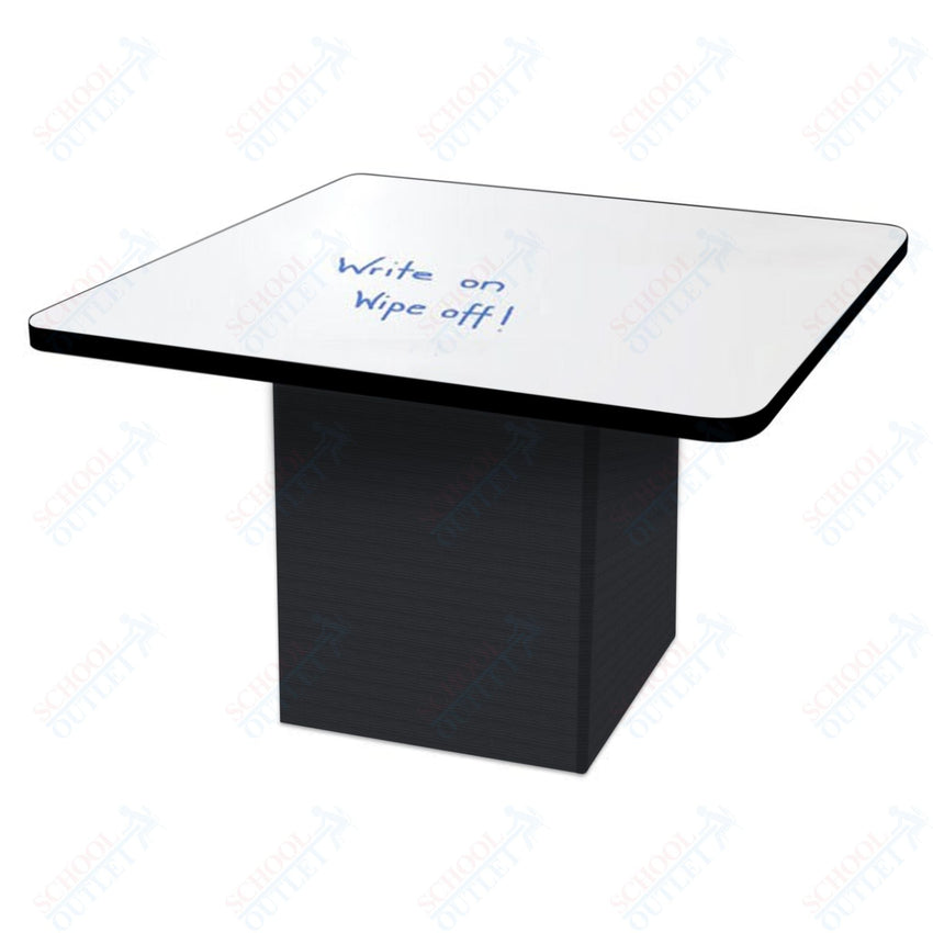 Marco Sonik Series Padded Base Square Dry Erase Table 29" height (LF2616 - G1 - DB) - SchoolOutlet