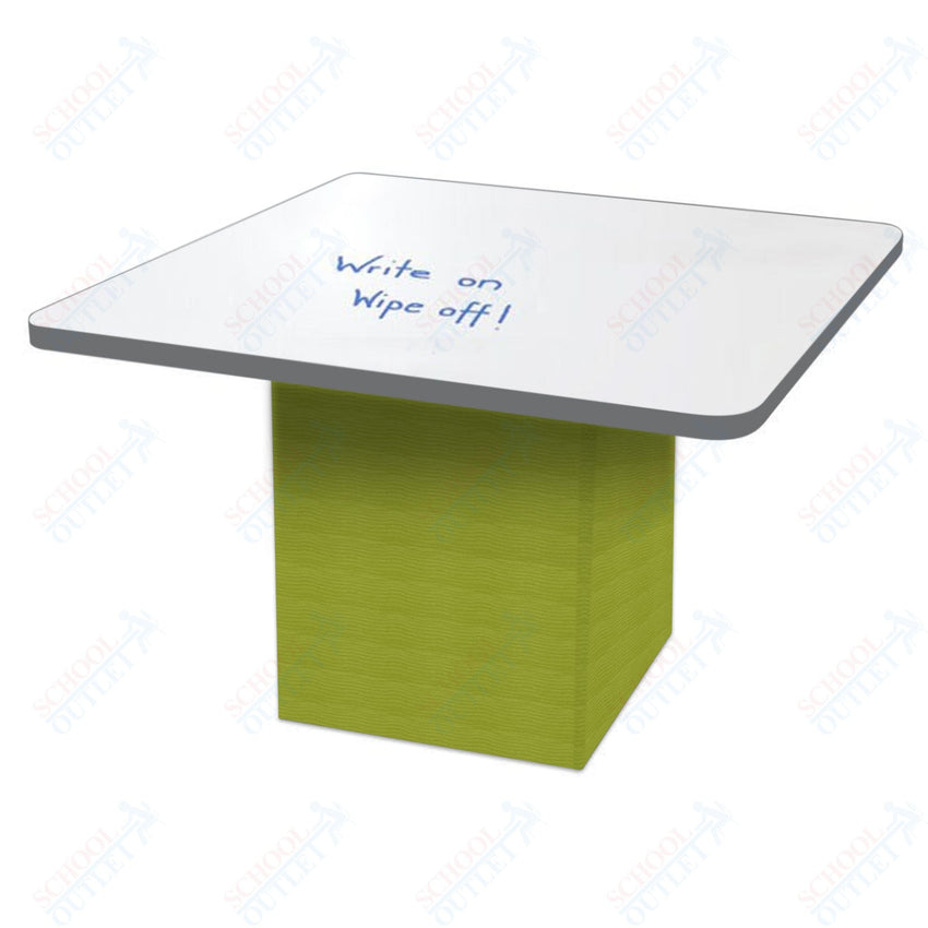Marco Sonik Series Padded Base Square Dry Erase Table 29" height (LF2616 - G1 - DB) - SchoolOutlet