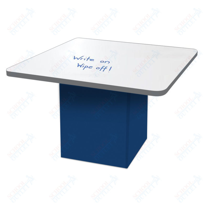 Marco Sonik Series Padded Base Square Dry Erase Table 29" height (LF2616 - G1 - DB) - SchoolOutlet